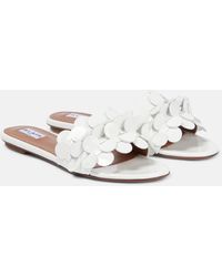 Alaïa - Alaia Confetti Leather Sandals - Lyst