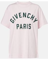 Givenchy - Logo Applique Cotton T-Shirt - Lyst