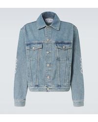 Loewe - Chaqueta De Denim Con Anagrama - Lyst