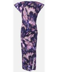 Isabel Marant - Nadela Printed Cotton Jersey Maxi Dress - Lyst