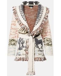 Alanui - Cardigan Sunset Riders Aus Einem Wollgemisch - Lyst