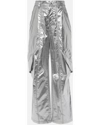 Isabel Marant - Divina Wide-Leg Cargo Jeans - Lyst