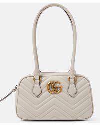 Gucci - GG Marmont Small Leather Shoulder Bag - Lyst