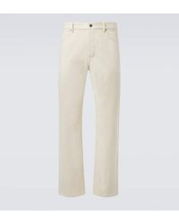 Jil Sander - Jean Droit A Taille Mi-Haute - Lyst