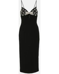 Rebecca Vallance - Rina Embellished Midi Dress - Lyst