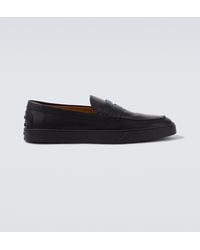 Tod's - Leather Penny Loafers - Lyst
