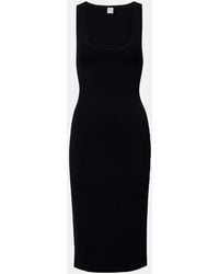 TOTEME - Midikleid Aus Jersey - Lyst