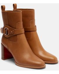 Christian Louboutin - Dianouchette 70 Leather Ankle Boots - Lyst
