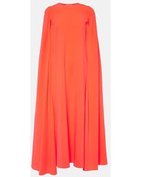 ROKSANDA - Twiggy Caped Midi Dress - Lyst