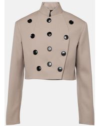 Alaïa - Wool Jacket - Lyst