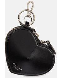 Alaïa - Le Cour Mini Leather Coin Purse - Lyst