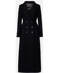Dolce & Gabbana - Double-Breasted Virgin Wool Coat - Lyst