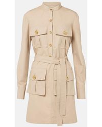 Givenchy - 4G Cotton Poplin Minidress - Lyst