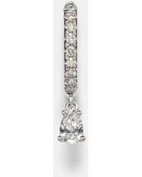 Anita Ko - 18Kt Single Earring With Diamonds - Lyst