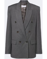 Stella McCartney - Double-Breasted Wool Blazer - Lyst