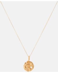 Alighieri 24kt vergoldete Halskette The Medusa Medallion - Mettallic