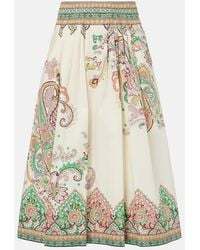 Etro - Midi Skirt With Stylish Print For - Lyst