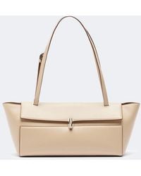 SAVETTE - Symmetry Trapeze Medium Leather Shoulder Bag - Lyst
