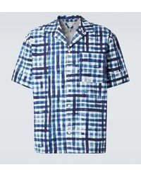 Bottega Veneta - Checkered Pattern Shirt - Lyst