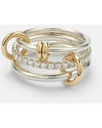 Spinelli Kilcollin - Raneth 925 Sterling And 18Kt Ring With Diamonds - Lyst