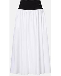 Polo Ralph Lauren - Paneled Midi Skirt - Lyst