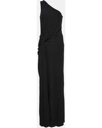 Tom Ford - Gathered Crepe Jersey Maxi Dress - Lyst
