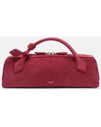 Alaïa - Le Teckel Small Suede Clutch - Lyst