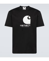 Junya Watanabe - X Carhartt – T-shirt en coton a logo - Lyst