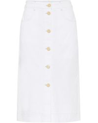 see by chloe midi skirt