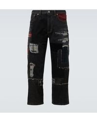 Junya Watanabe - X Levi's Patchwork Wide-Leg Jeans - Lyst