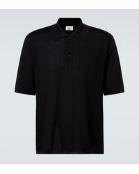 Saint Laurent - Wool Polo Shirt - Lyst