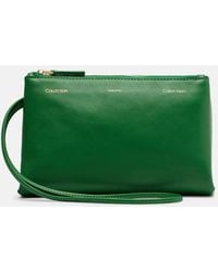 Calvin Klein - Essential Case Mini Leather Clutch - Lyst