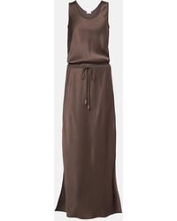 Brunello Cucinelli - Long Dress - Lyst
