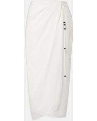 SIR. - Azura Cotton Wrap Skirt - Lyst