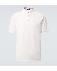 Etro - Pegaso Cotton Pique Polo Shirt - Lyst