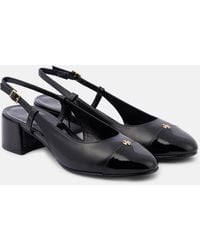 Tory Burch - Leather Slingback Pumps - Lyst