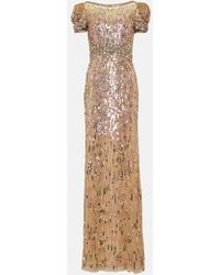 Jenny Packham - Verzierte Robe - Lyst