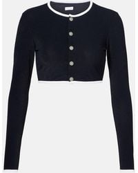 JADE Swim - Cropped-Cardigan Aus Frottee - Lyst