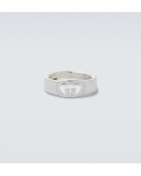 Gucci - Interlocking G Sterling Ring - Lyst
