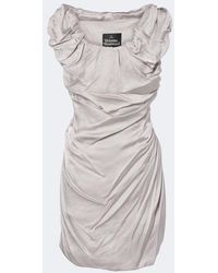 Vivienne Westwood - Ginnie Amber Draped Minidress - Lyst