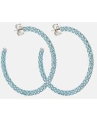 AMINA MUADDI - Cameron Crystal-embellished Earrings - Lyst