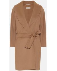 Max Mara - Messi Belted Virgin-Wool Coat - Lyst