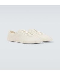 The Row - Clement Leather Sneakers - Lyst