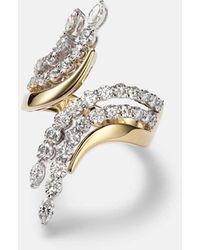 YEPREM - Ring Golden Strada Aus 18Kt Gelbgold Mit Diamanten - Lyst
