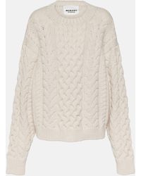 Isabel Marant - Jake Cable-knit Sweater - Lyst