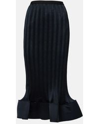 Jonathan Simkhai - Hollis Ruffled Knitted Midi Skirt - Lyst