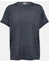 Brunello Cucinelli - T-Shirt aus einem Kaschmirgemisch - Lyst