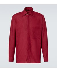 Saman Amel - Hemd Aus Leinen - Lyst