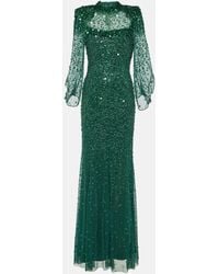 Jenny Packham - Embellished Tulle Gown - Lyst