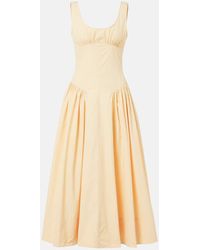 Proenza Schouler - Vestido Largo Kendall Label De Popelin - Lyst